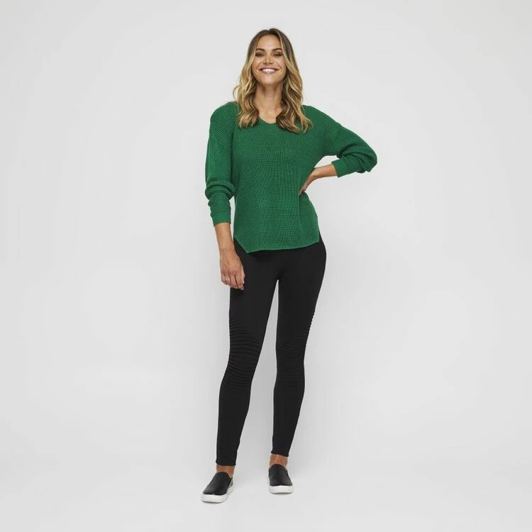 Khoko Collection Biker Ponte Pant Black 8 Khoko Collection Biker Ponte Pant Black - Image 6