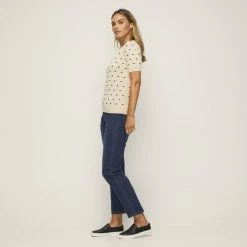 Khoko Smart Puff Sleeve Sweater Cream & Black -Women's Clothing store online 628394 C 1270 22 4