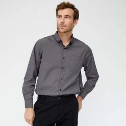 JC Lanyon Men's Dover Relaxed Wash Cotton Long Sleeve Print Shirt Dark Blue Small 9 JC Lanyon Men's Dover Relaxed Wash Cotton Long Sleeve Print Shirt Dark Blue Small -Women's Clothing store online 628474 C 0401 00 3