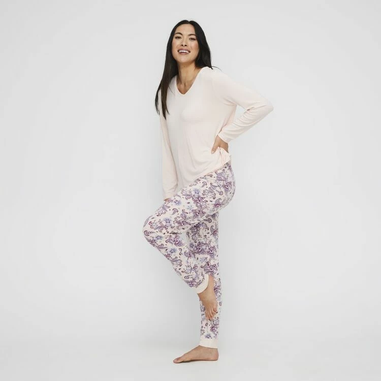 Sash & Rose Jersey Cuff Pant Paisley Print 4 Sash & Rose Jersey Cuff Pant Paisley Print - Image 2