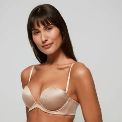Fine-Lines Fine Lines Refined 6 Way Low Cut Strapless Convertible Bra Beige