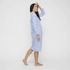 Sash & Rose Traditional Flannelette Nightie Blue 7 Sash & Rose Traditional Flannelette Nightie Blue -Women's Clothing store online 629523 C 0400 00 2