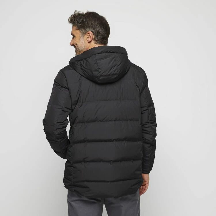 Mountain Ridge Snow Fall Seam Free 90/10 Long Line Down Puffer Jacket Black 6 Mountain Ridge Snow Fall Seam Free 90/10 Long Line Down Puffer Jacket Black - Image 4