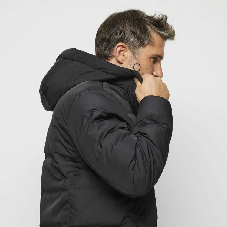 Mountain Ridge Snow Fall Seam Free 90/10 Long Line Down Puffer Jacket Black 3 Mountain Ridge Snow Fall Seam Free 90/10 Long Line Down Puffer Jacket Black