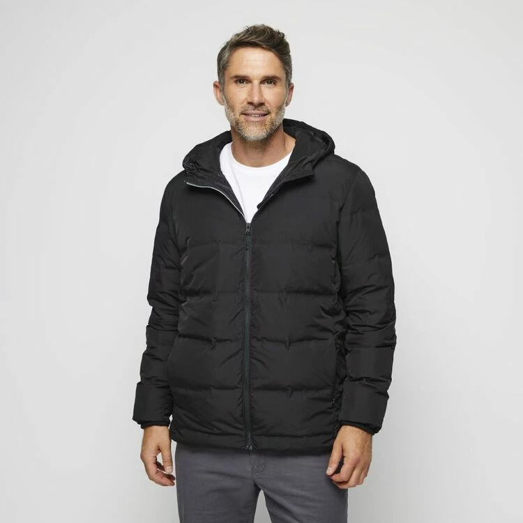 Mountain Ridge Snow Fall Seam Free 90/10 Long Line Down Puffer Jacket Black 7 Mountain Ridge Snow Fall Seam Free 90/10 Long Line Down Puffer Jacket Black - Image 5