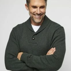 JC Lanyon Harding Shawl Neck Knit Forest 9 JC Lanyon Harding Shawl Neck Knit Forest -Women's Clothing store online 630921 C 0311 73