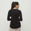 FILA Sabrina Long Sleeve Top Black -Women's Clothing store online 631277 C 0001 00 2