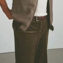 JB Jayson Brunsdon Stretch Cord Chino Tan