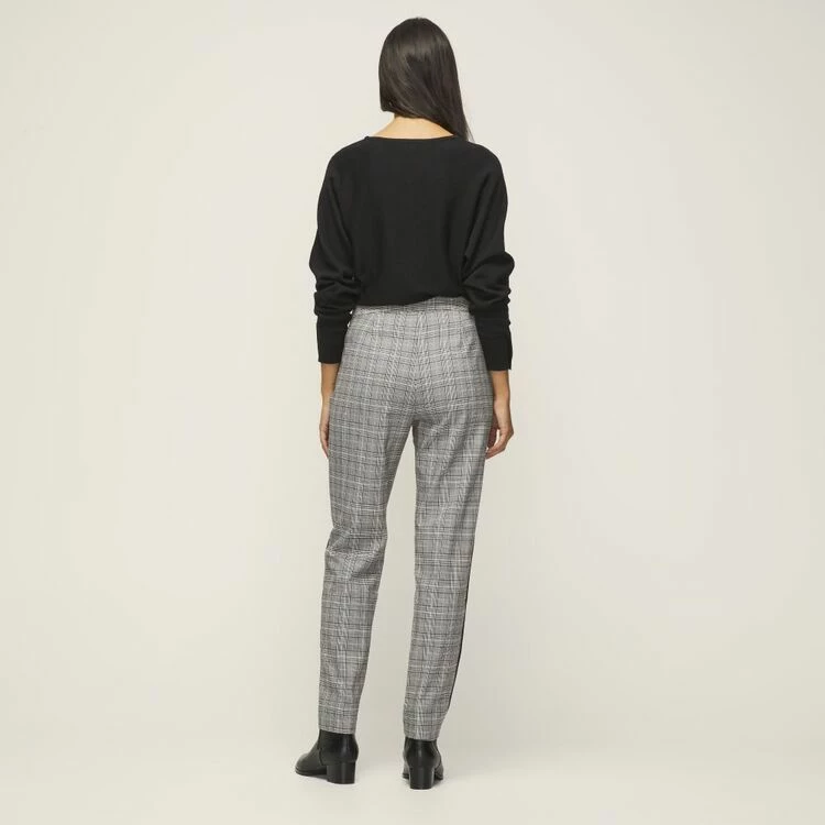 Jane Lamerton Contrast Houndstooth Pant Black & Ivory 5 Jane Lamerton Contrast Houndstooth Pant Black & Ivory - Image 3