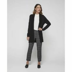 Khoko Smart Mock Neck Blouse Black 5 Khoko Smart Mock Neck Blouse Black -Women's Clothing store online 632029 C 0001 00 3