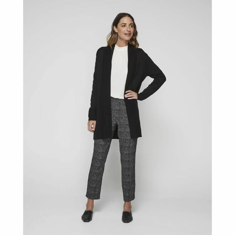 Khoko Smart Mock Neck Blouse Black 4 Khoko Smart Mock Neck Blouse Black - Image 2