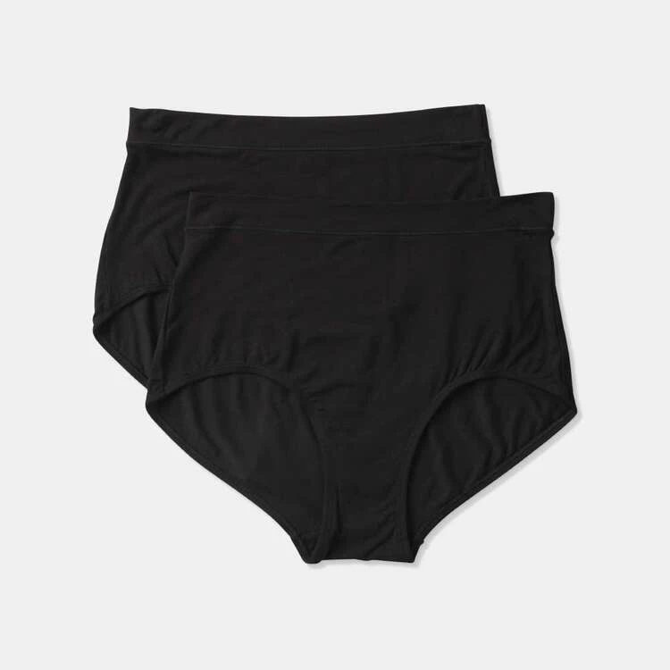 Underworks Bamboo Full Brief 2 Pack Black 3 Underworks Bamboo Full Brief 2 Pack Black