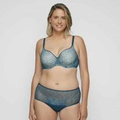 Berlei Lift & Shape Lace Front Full Brief Teal -Women's Clothing store online 632906 C 0440 64 4