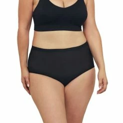 Ambra Sheer Smoothies Sheer Waisted Full Brief Black -Women's Clothing store online 632918 C 0001 00