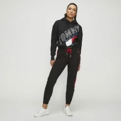 Tommy Hilfiger Heritage Colour Block Jogger Black -Women's Clothing store online 633002 C 0001 00