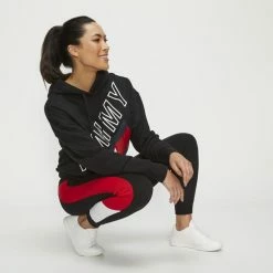 Tommy Hilfiger Heritage Colour Block Jogger Black -Women's Clothing store online 633002 C 0001 00 3