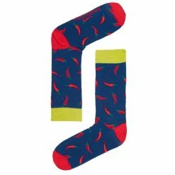 Mitch Dowd Hot Sauce & Chillies Sock 2 Pack Blue 8 - 13 8 Mitch Dowd Hot Sauce & Chillies Sock 2 Pack Blue 8 - 13 -Women's Clothing store online 633255 C 0400 00 2