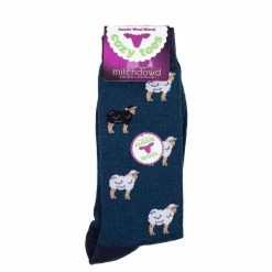 Mitch Dowd Black Sheep Wool Socks Blue 8 - 13 -Women's Clothing store online 633256 C 0400 00