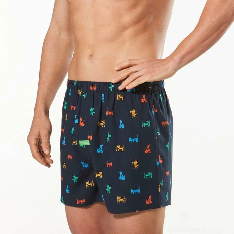 Mitch Dowd Dog Gone Bad Bamboo Woven Boxer Navy 4 Mitch Dowd Dog Gone Bad Bamboo Woven Boxer Navy - Image 2