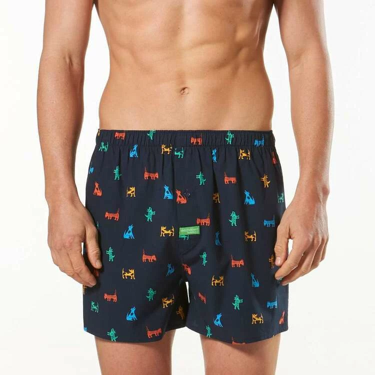 Mitch Dowd Dog Gone Bad Bamboo Woven Boxer Navy 5 Mitch Dowd Dog Gone Bad Bamboo Woven Boxer Navy - Image 3