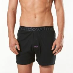 Mitch Dowd Loose Fit Knit Boxers 3 Pack Black -Women's Clothing store online 633795 C 0001 00 2