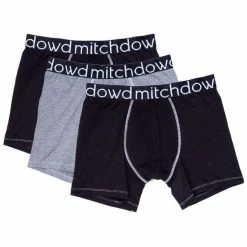 Mitch Dowd Room To Move Trunks 3 Pack Black Grey -Women's Clothing store online 633797 C 0001 36