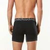 Mitch Dowd Room To Move Trunks 3 Pack Black Grey
