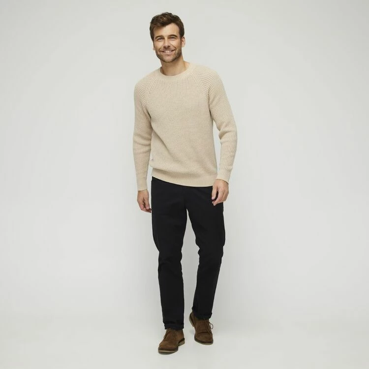 Brooksfield Crew Neck Knit Sweater Fog XX Large 2 Brooksfield Crew Neck Knit Sweater Fog XX Large