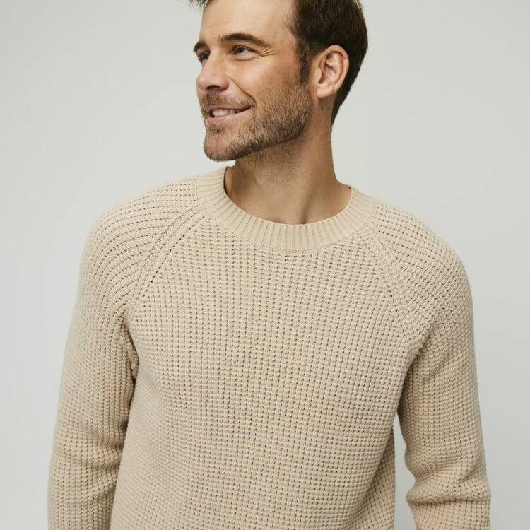 Brooksfield Crew Neck Knit Sweater Fog XX Large 5 Brooksfield Crew Neck Knit Sweater Fog XX Large - Image 4