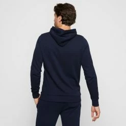 Tommy Hilfiger Fleece Hoodie Dark Navy -Women's Clothing store online 635412 C 0410 30 2