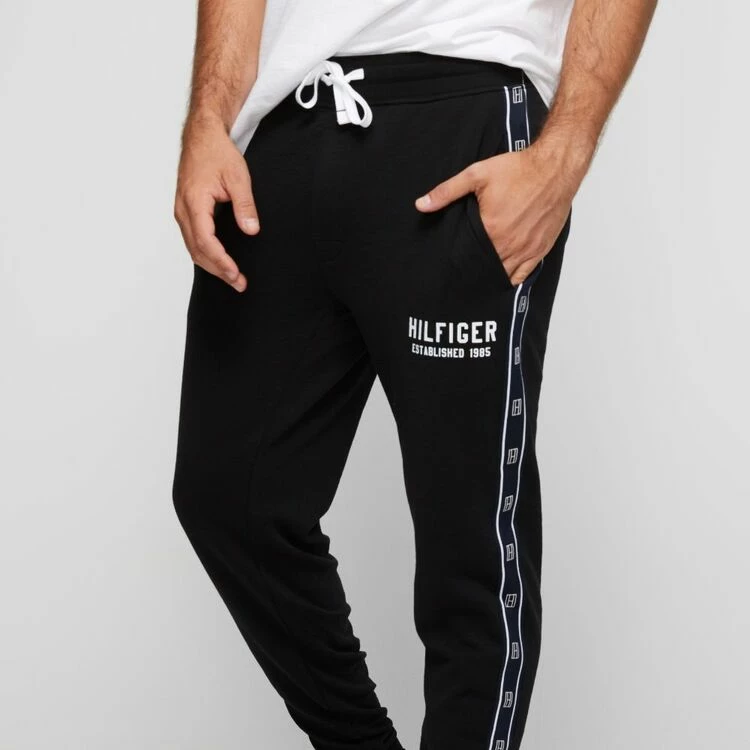 Tommy Hilfiger French Terry Jogger Black X Large 4 Tommy Hilfiger French Terry Jogger Black X Large - Image 2