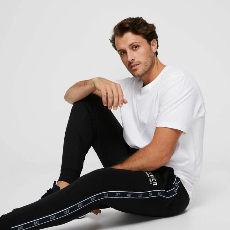 Tommy Hilfiger French Terry Jogger Black X Large 3 Tommy Hilfiger French Terry Jogger Black X Large