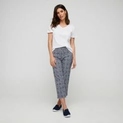 Savannah Bengaline Capri Pant Floral Print 7 Savannah Bengaline Capri Pant Floral Print -Women's Clothing store online 639784 C 0962 37