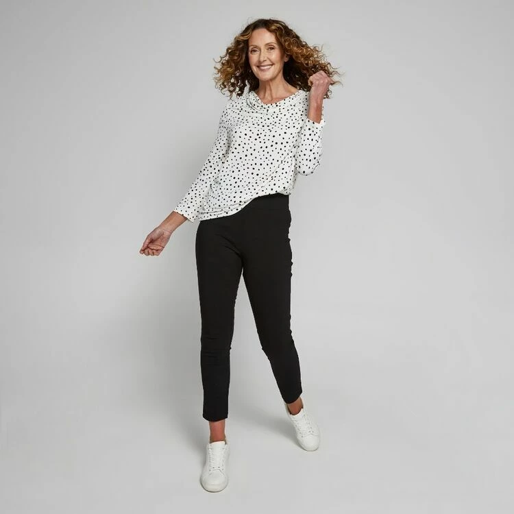 Khoko Smart Women's Bengalene Pant Black 6 Khoko Smart Women's Bengalene Pant Black - Image 4