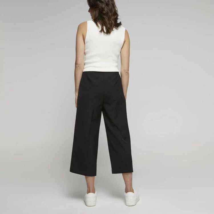 Jane Lamerton Pintuck Culotte Black 6 Jane Lamerton Pintuck Culotte Black - Image 4