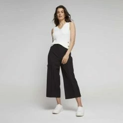 Jane Lamerton Pintuck Culotte Black 11 Jane Lamerton Pintuck Culotte Black -Women's Clothing store online 640560 C 0001 00