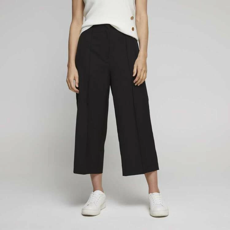 Jane Lamerton Pintuck Culotte Black 5 Jane Lamerton Pintuck Culotte Black - Image 3