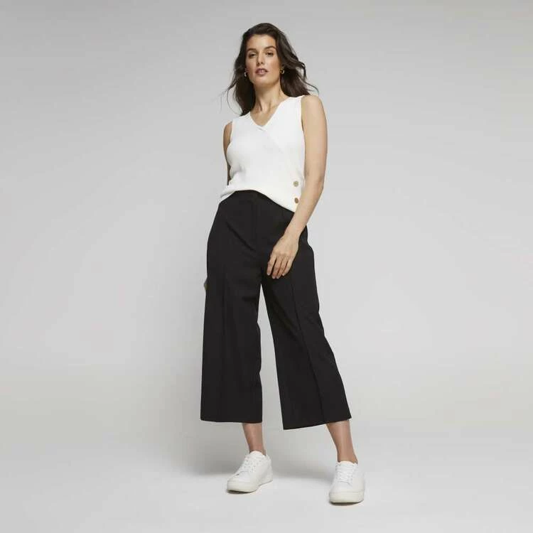 Jane Lamerton Pintuck Culotte Black 7 Jane Lamerton Pintuck Culotte Black - Image 5