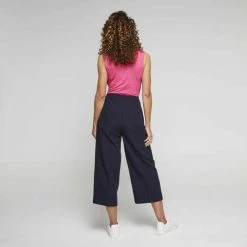 Jane Lamerton Pintuck Culotte Fr Navy -Women's Clothing store online 640561 C 0410 44 2