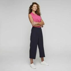 Jane Lamerton Pintuck Culotte Fr Navy -Women's Clothing store online 640561 C 0410 44