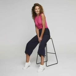 Jane Lamerton Pintuck Culotte Fr Navy -Women's Clothing store online 640561 C 0410 44 3