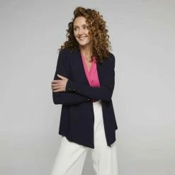 Jane Lamerton Long Line Cardi Fr Navy 8 Jane Lamerton Long Line Cardi Fr Navy -Women's Clothing store online 640567 C 0410 44 4