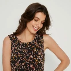 Savannah Hanky Hem Jersey Dress Orange Floral 8 Savannah Hanky Hem Jersey Dress Orange Floral -Women's Clothing store online 641836 C 0800 23 4