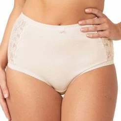 Triumph Cotton Lace Full Brief 12 Triumph Cotton Lace Full Brief -Women's Clothing store online BP153049001 beige 4