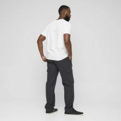 Farah Men's Panama Elastic Waist Zipfly Cargo Pants Black 8 Farah Men's Panama Elastic Waist Zipfly Cargo Pants Black -Women's Clothing store online BP416333001 black 2