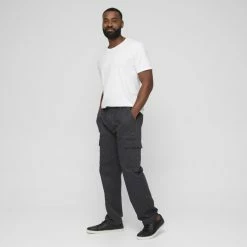 Farah Men's Panama Elastic Waist Zipfly Cargo Pants Black 9 Farah Men's Panama Elastic Waist Zipfly Cargo Pants Black -Women's Clothing store online BP416333001 black