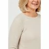 Savannah Soft Touch Jumper With Sleeve Detail Stone XX Large -Women's Clothing store online BP616145021 stone oxf 4