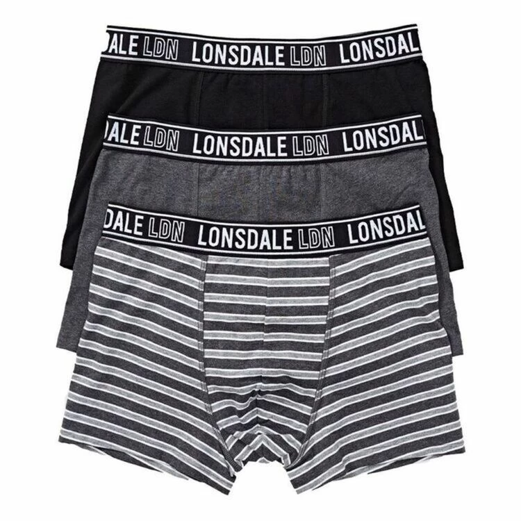 Lonsdale Trunk 3 Pack Stripe 4 Lonsdale Trunk 3 Pack Stripe - Image 2
