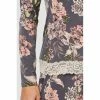 Jane Lamerton Winter Floral Lace Jersey Top Floral X Small -Women's Clothing store online BP621394001 floral msc 4