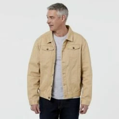 Bronson Casual Mcintyre Cotton Twill Trucker Jacket Sand XX Large 9 Bronson Casual Mcintyre Cotton Twill Trucker Jacket Sand XX Large -Women's Clothing store online BP622845001 sand mgy